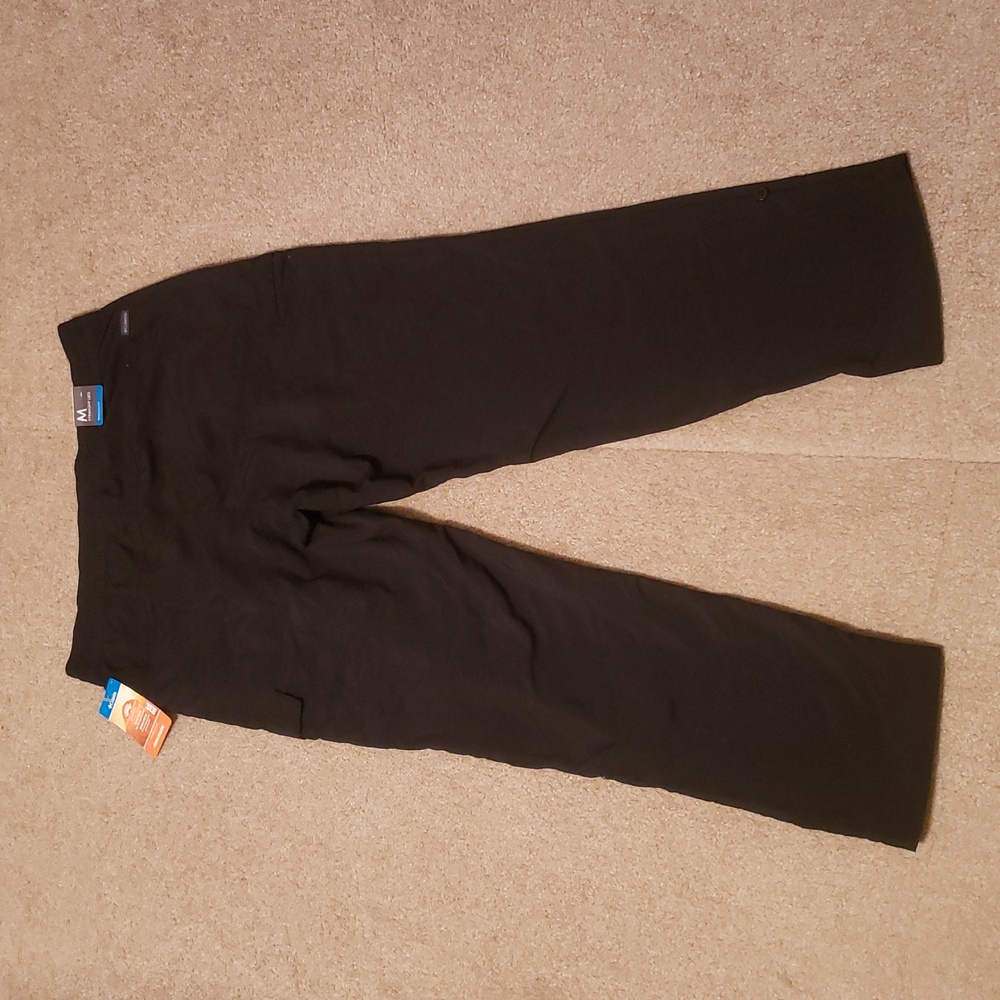 NWT Columbia Women's Black Straight Leg Regular Fit Roll-Up Pants - Picture 2 of 16